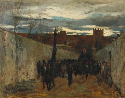 Entierro de Fortuny de Ramon Tusquets